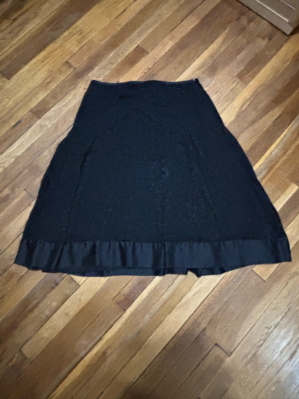 Ellen Tracy Black A-Line Skirt
